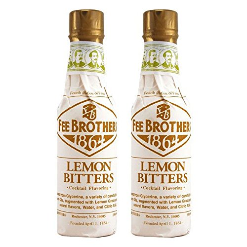 Lemon Cocktail Bitters - 5 oz - 2 Pack by Fee Brothers – 5 Fl Oz (Pack of 2), Pack of 2, Model FEE-Lemon-5oz-2ct-FBA