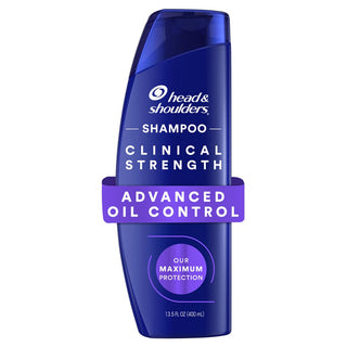 Clinical Strength Advanced Oil Control Anti-Dandruff Shampoo by Head & Shoulders – 13.5 Fl Oz (Pack of 6), 블루., Pack of 6, Model 030772161647