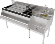 Perlick UCS60A-LF 60" Underbar Ice Bin Cocktail Blender Station