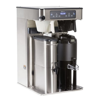 ITCB Twin High Volume Tea/Coffee Brewer with Display Group by Bunn – 1.0 gallons, Stainless, Model 52400.0000