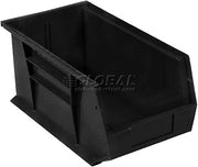 QUANTUM STORAGE SYSTEMS 550123BK Plastic Hang & Stack Bin, Black - 18 x 8.25 x 9 in.