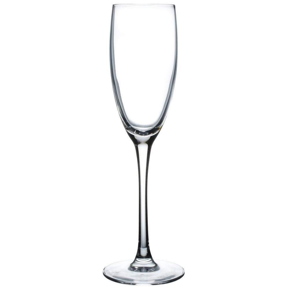 Cardinal Glassware Champagne Flute Glass 5-3/4 oz. by Cardinal International – 5.8 Ounces, 5.75 ounces, Kwarx, Transparent, Model 48024