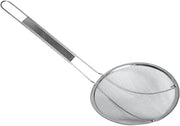 Thunder Group SLSKR65M Skimmer, 6-1/2" Dia., 16" OA Length, Round, Medium Wire mesh, Stainless Steel, Pack of 12