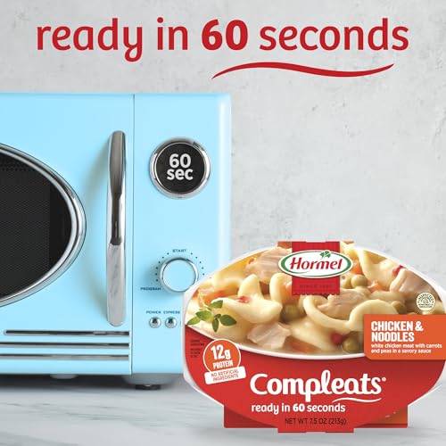 HORMEL COMPLEATS Chicken & Noodles / 7.5 Ounce (Pack of 7) / 1 Noodle