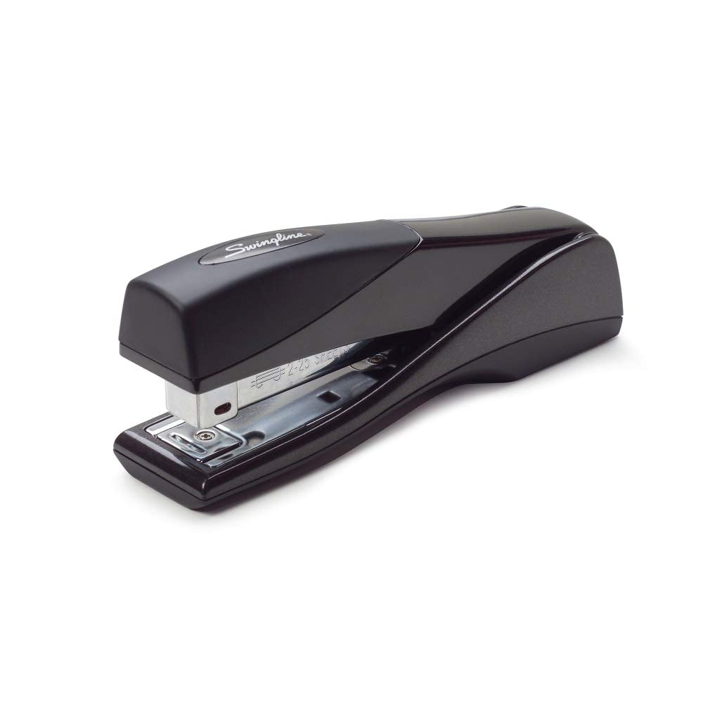 ® Optima™ Grip Full Strip Stapler by Swingline – 25, MetalRubber, Graphite, Model S7087810E