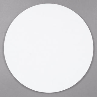 Single Wall Circular Cake Board White by Vineland Packaging – Cardboard, White, Model 12759