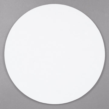 Single Wall Circular Cake Board White by Vineland Packaging – Cardboard, White, Model 12759