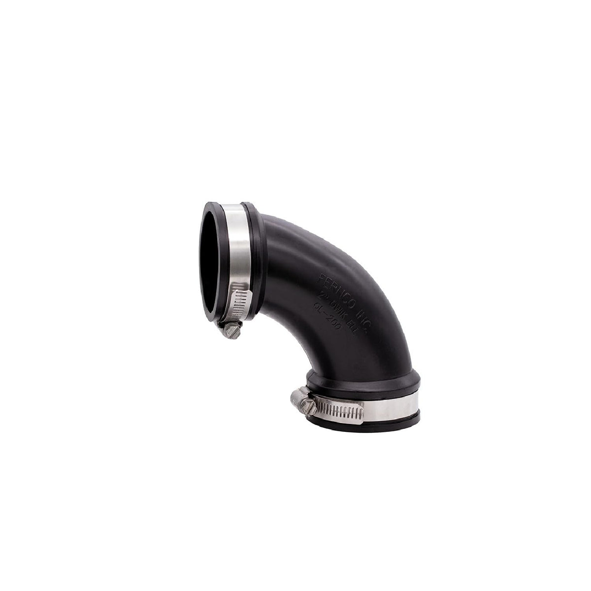 QL-200 Qwik Ells by Fernco – 2 In., Polyvinyl Chloride, Black, Model PQL-200
