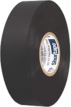Shurtape EV 077B Professional Grade Black Electrical Tape f/Insulating Splicing - 3/4" x 66' - 10-Pack