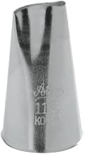 Nickel Plated Steel Cake Decorating Large Rose Tube by Ateco
