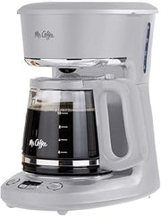 Mr. Coffee 12 Cups Gray Coffee Maker