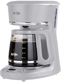 Mr. Coffee 12 Cups Gray Coffee Maker