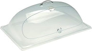 HUBERT Bakery Tray Dome with Hinge Green Tint Acrylic 20" L x 12" W x 7 1/2" H