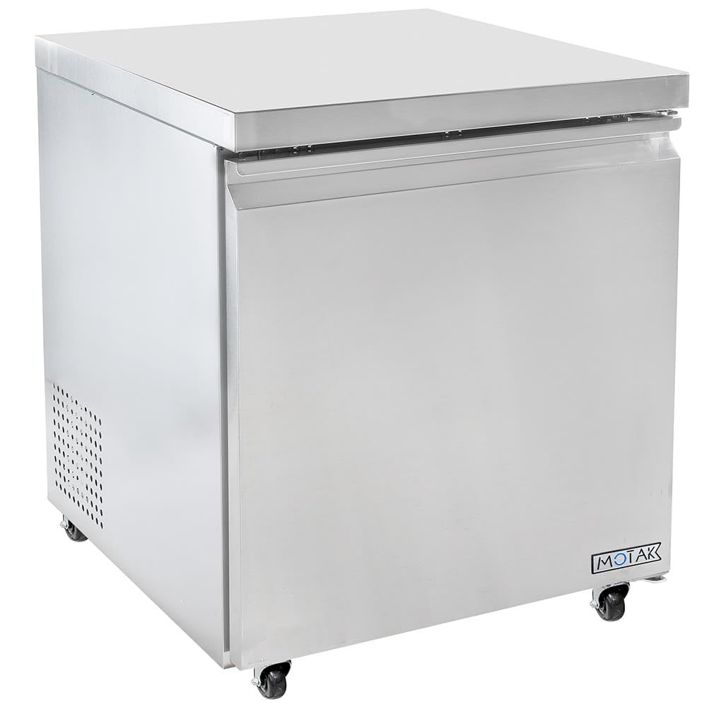 27" W Undercounter Refrigerator w/ (1) Section & (1) Door by MOTAK – 30.31x32.68x38.58, In Description, Check Images, Model MUR-28-X