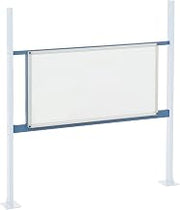 Global Industrial 36" W Whiteboard Mounting Kit for 48" W Workbench -Blue