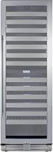 Summit 24” Wine Cellar, 163 Bottle Capacity, Dual Zone Wine Cellar, Stainless Steel - SWCP2163