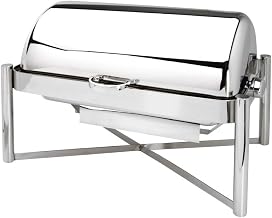 3124 Pillar'd 8 Quart Chafer, Rectangular with Rolltop
