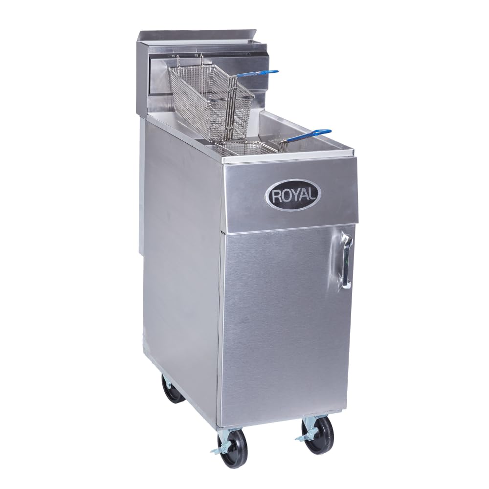 Royal Range of California REEF-35 Gas Floor Fryer 35 lb Capacity by Generic – Commercial Grade