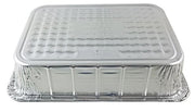 14 x 10 x 3 Deep Oblong Lasagna Casserole Bbq Aluminum Pan (pack of 10) by Handi-Foil – 14 x 10 x 3, 177 fluid_ounces, Aluminum, Silver