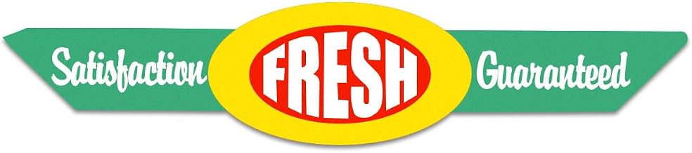 East West Label Fresh Die-Cut Greaseproof Strap Label Green | 500/Roll