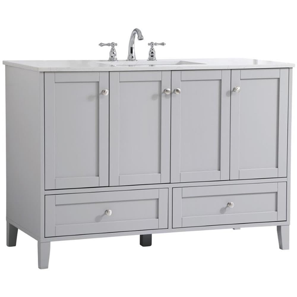 Elegant Decor 48" - Single / Grey / Traditional Bathroom Vanities