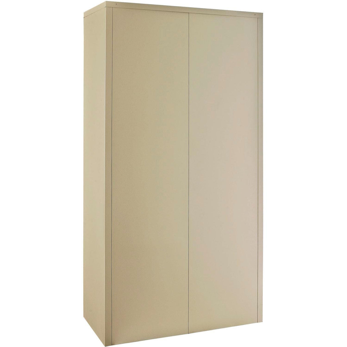Janitorial Cabinet with Locking Recessed Handle by Global Industrial – 36 inches x 18 inches x 72 inches, Alloy Steel, Tan, Model 269902TN