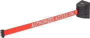 Magnetic Retractable Belt Barrier by Global Industrial – ABS Plastic, Black, Model GLOBAL-MWP450B-RWA300