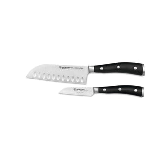 Wusthof Classic Ikon - 2 Pc. Mini Asian Set by Wüsthof – 5 inches, 3 inches, Carbon,Steel, Stainless Steel, Pack of 2, Model 1120360211