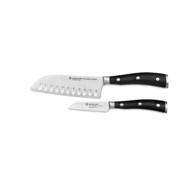 Wusthof Classic Ikon - 2 Pc. Mini Asian Set by Wüsthof – 5 inches, 3 inches, Carbon,Steel, Stainless Steel, Pack of 2, Model 1120360211