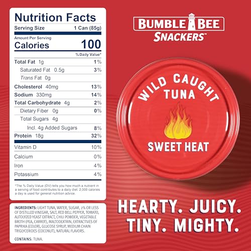 Bumble Bee Sweet Heat / 3 Ounce (Pack of 1) / 1 Tuna Fish