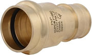 SharkBite 1 Inch x 1 Inch PEX-A Expansion Copper Press Adapter | High-Performance, Lead-Free DZR Brass, Dual-End Compatibility, Potable Water and Hydronic Heating, UAB728LFA