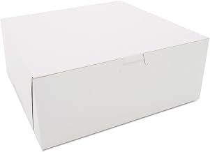 Reg 0973 White 10 x 10 x 4 Bakery Box - 100 / CS
