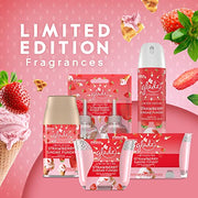 Glade Strawberry Sundae Funday / 3.35 Fl Oz (Pack of 1) / Red Electric