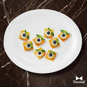 Tuxton 11-1/2-Inch x 9-1/8-Inch / Eggshell / Americana Platters