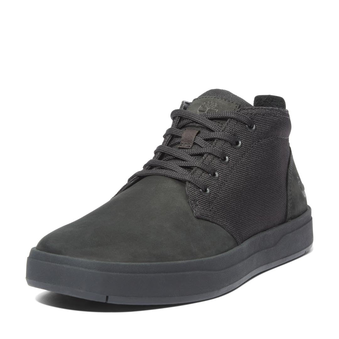 Men's Davis Square Chukka Shoes by Timberland – Leather, Blackout