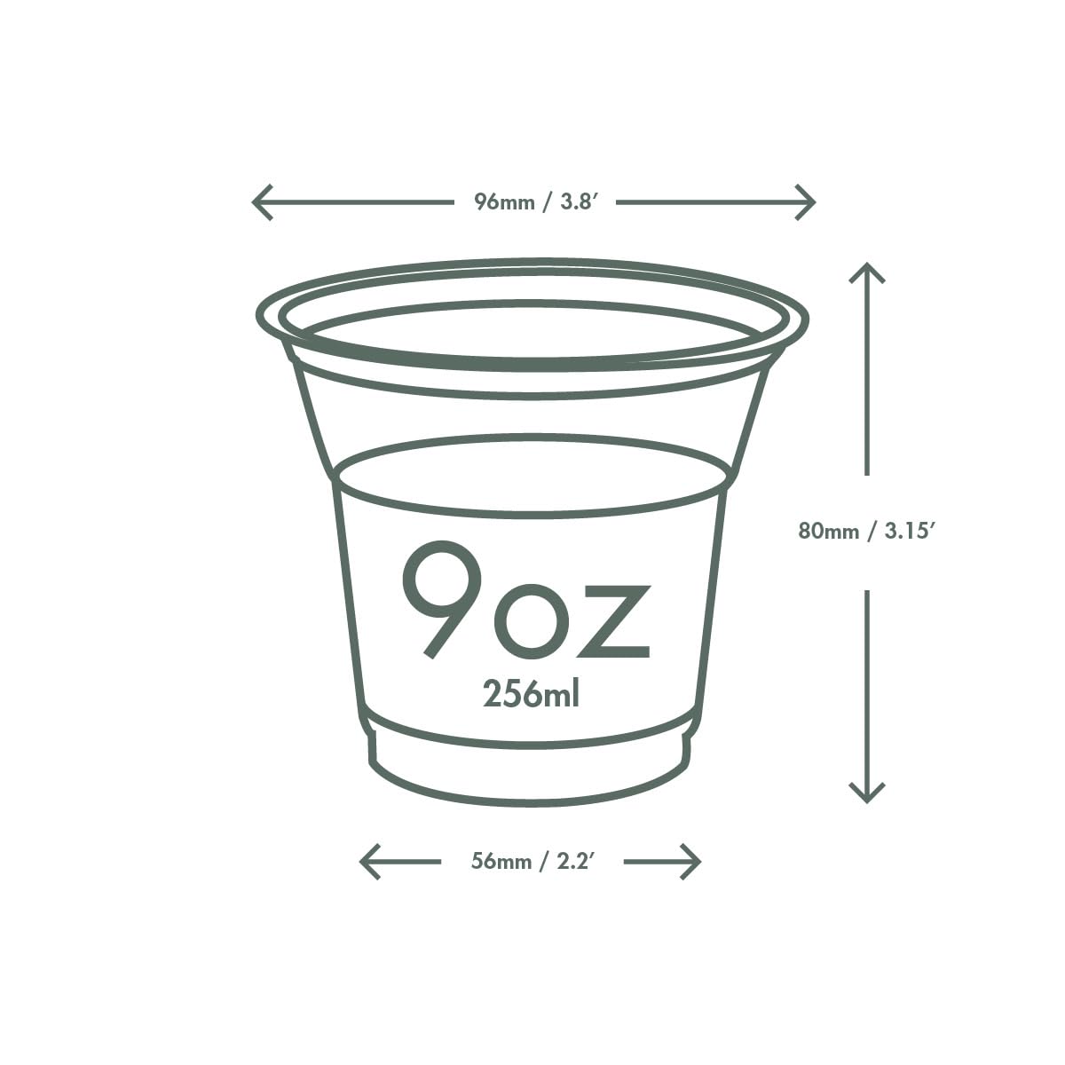 Vegware 9oz / Cup / Clear Cups