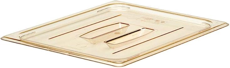 Cambro 20HPCH150 Amber Half Size H-Pan Cover with Handle