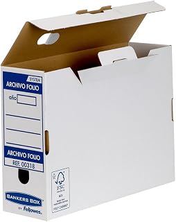 Bankers Box System 335 x 285 x 390mm Heavy Duty Storage Box - Grey (Pack of 10)