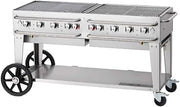 Pro Series 60'' Rental Mobile Grill - Bulk Propane Tanks Model