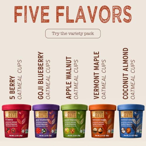 Modern Oats Vermont Maple / 2.6 Ounce (Pack of 12) / brown Breakfast Foods