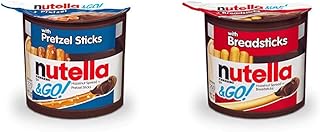 Nutella & GO! Bulk 12 Pack Hazelnut Spread with Pretzels and Breadsticks
