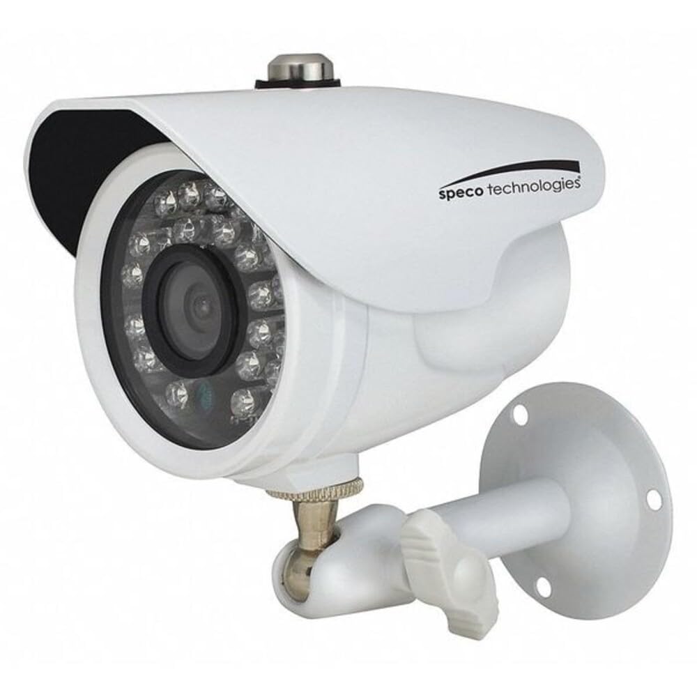 Speco Marine Camera Waterproof Color 12/24VDC by Speco Technologies – No Size, Plastic, White, Model CVC627MT