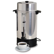 100 Cup Coffee Urn by Adcraft – Silver, Model CUA100