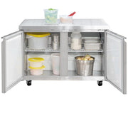 47 1/4" W Undercounter Refrigerator w/ (2) Sections & (2) Doors by MOTAK – 50.39x32.68x38.58, In Description, Check Images, Model MUR-48-X