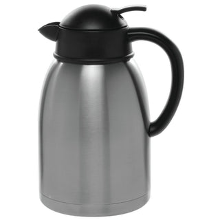 Insulated Beverage Server 1.2 Liter Stainless Steel by HUBERT – 1.2 liters, Stainless Steel, Silver, Model AST-1202-PF
