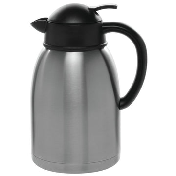 Insulated Beverage Server 1.2 Liter Stainless Steel by HUBERT – 1.2 liters, Stainless Steel, Silver, Model AST-1202-PF