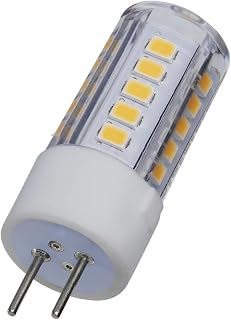Satco 4.5w T6 LED 12v GY6.35 Base 3000K Clear Finish Bulb