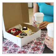 SOUTHERN CHAMPION TRAY 16" Length x 16" Width x 6" Height / White / 1 Bakery Take Out Containers