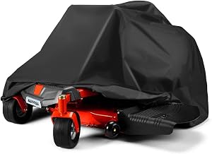 Riding Lawn Mower Covers for Dixie Chopper BlackHawk 2460KW 60" 2025–2026 | Duty Windproof, Buckles Turn Mower Cover, with Storage Bag, Oxford UV Covers, Against Water UV Dust Dirt