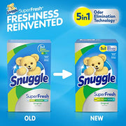 Snuggle Azul sparkle / 200 Count (Pack of 6) / Morning Breeze Dryer Sheets